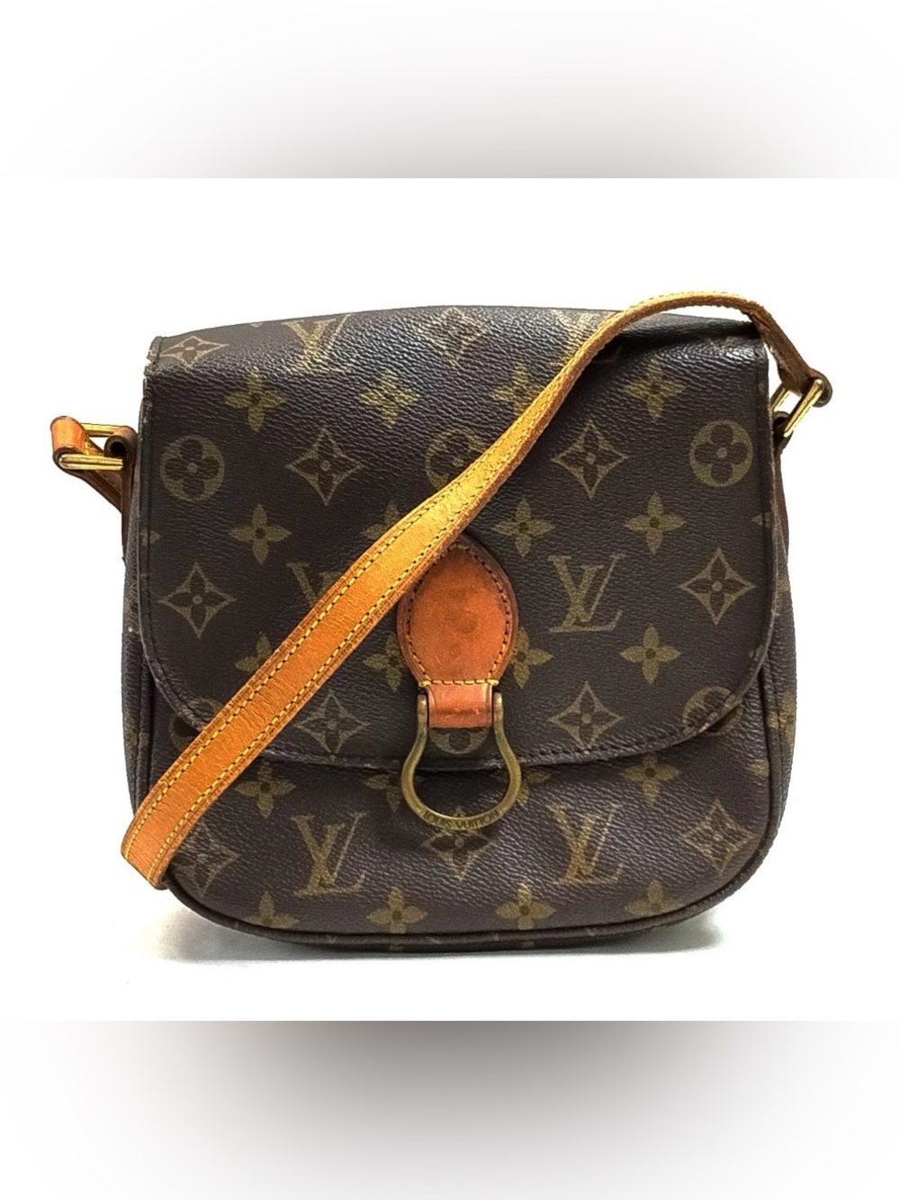 Louis Vuitton Monogram Canvas Crossbody with Vachetta Strap